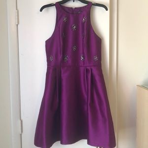 2017 Belk prom dress. Size 8. Bejeweled & pockets.